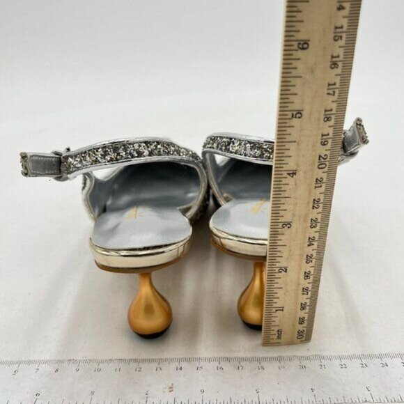 XYD Professional Heels Pumps for Women Closed Pointed Toe Slingback Sandals - Picture 5 of 8